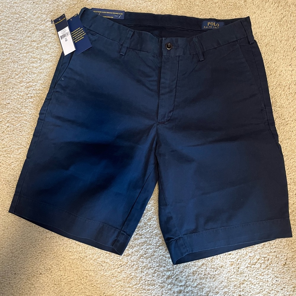 NWT Polo Ralph Lauren Navy shorts size 31 waist